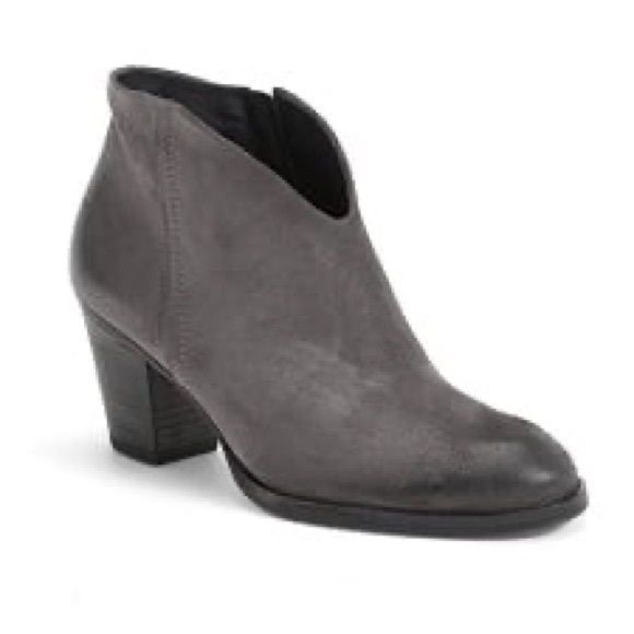 PAUL GREEN Gray Suede Ankle Bootie - Picture 2 of 8